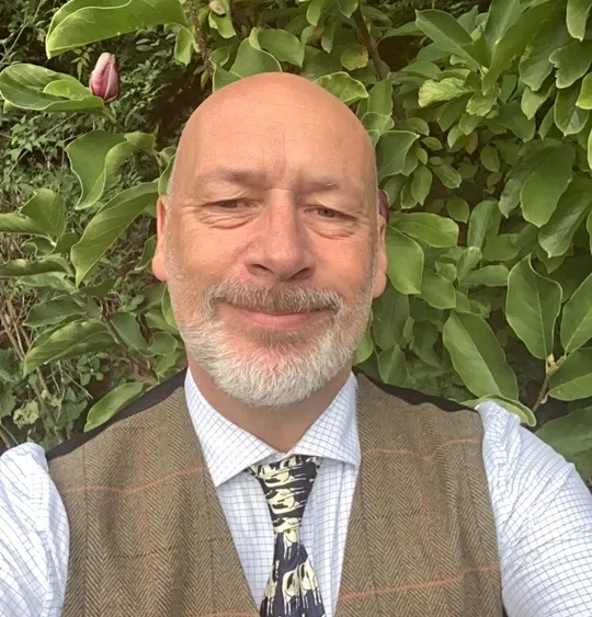 Portrait of Wolsey Hall Oxford Tutor, Mark Harding