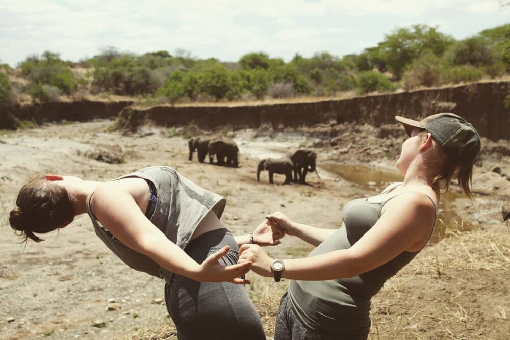 Angie and Demi are homeschooling in Tanzania
