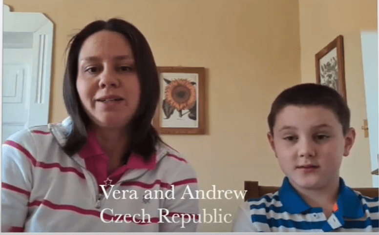 Meet Andrew and Vera who are primary homeschooling