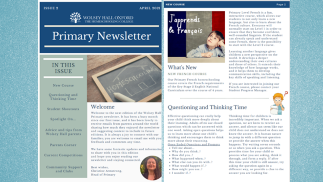 Primary Newsletter April 2021 edition