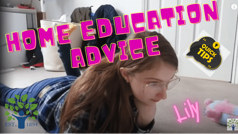 Lily is homeschooling with Autism and has some advice to share in this video