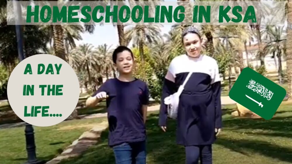 Judy and Yamin are homeschooling in Saudi Arabia
