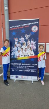 Karate champions Radu and Isabela